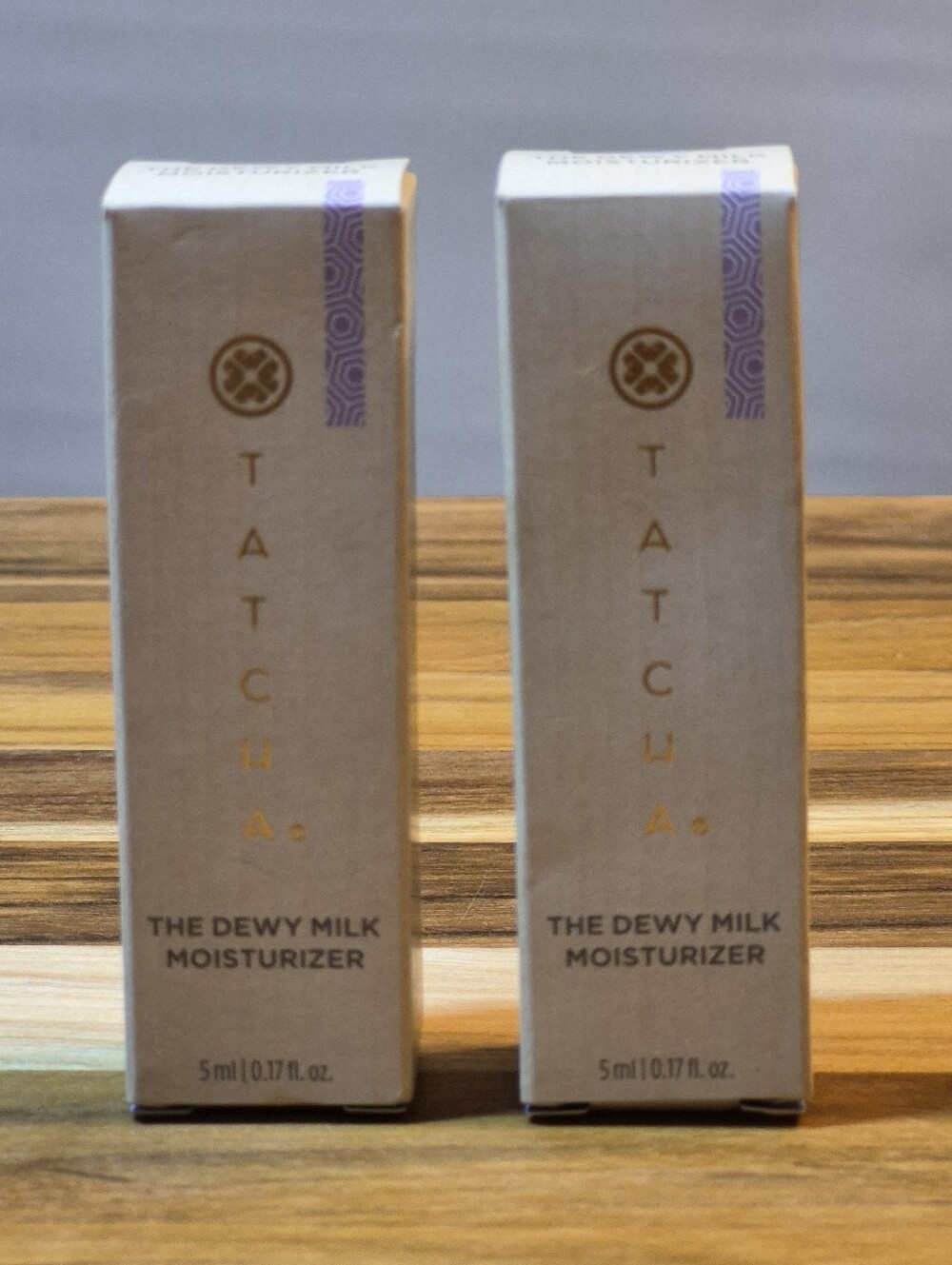 Tatcha Duo: The Dewy Milk Moisturizer, 5ml x2 (Travel Size), Sealed NIB